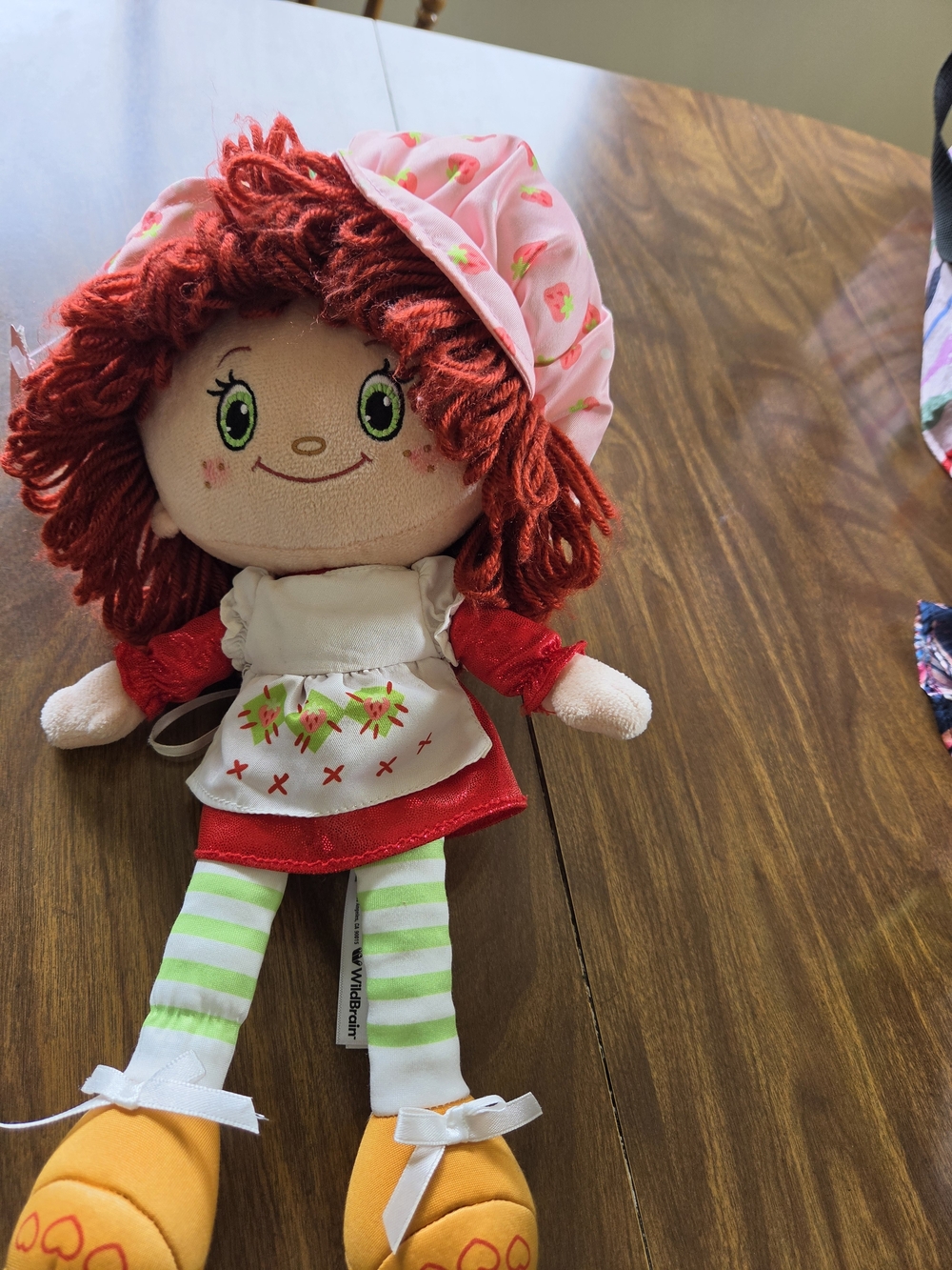 Strawberry-Themed 14" Plush Doll